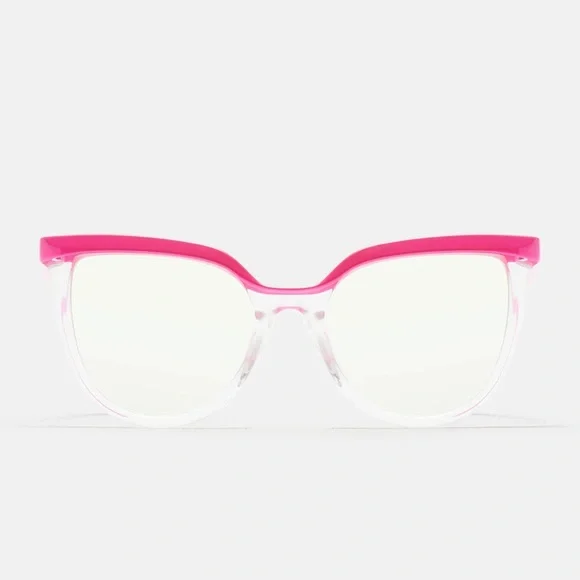 •Seeing thru You• Pink Frame Clear Lens Blue Light Eyewear - Picture 2 of 3